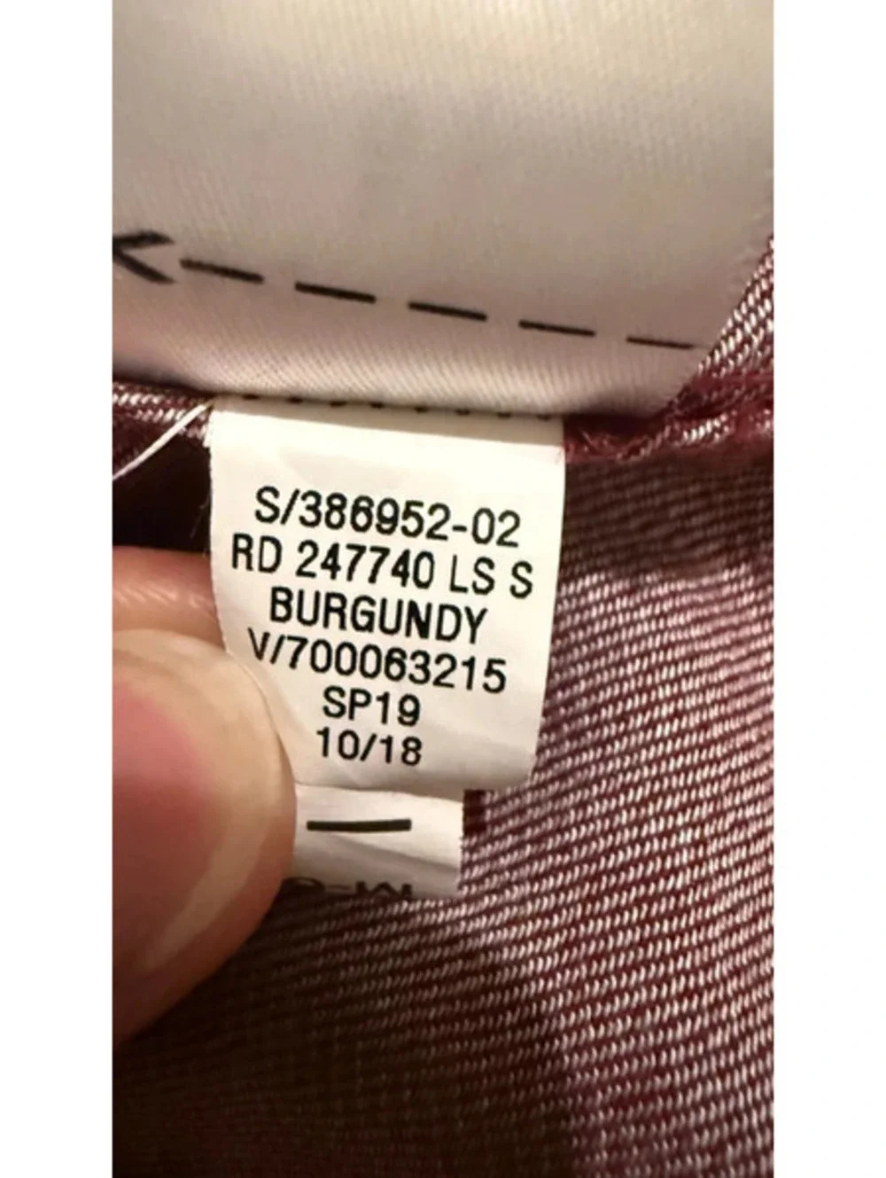Banana Republic L Untucked Slim Shirt Lot 2 Burgundy Pink